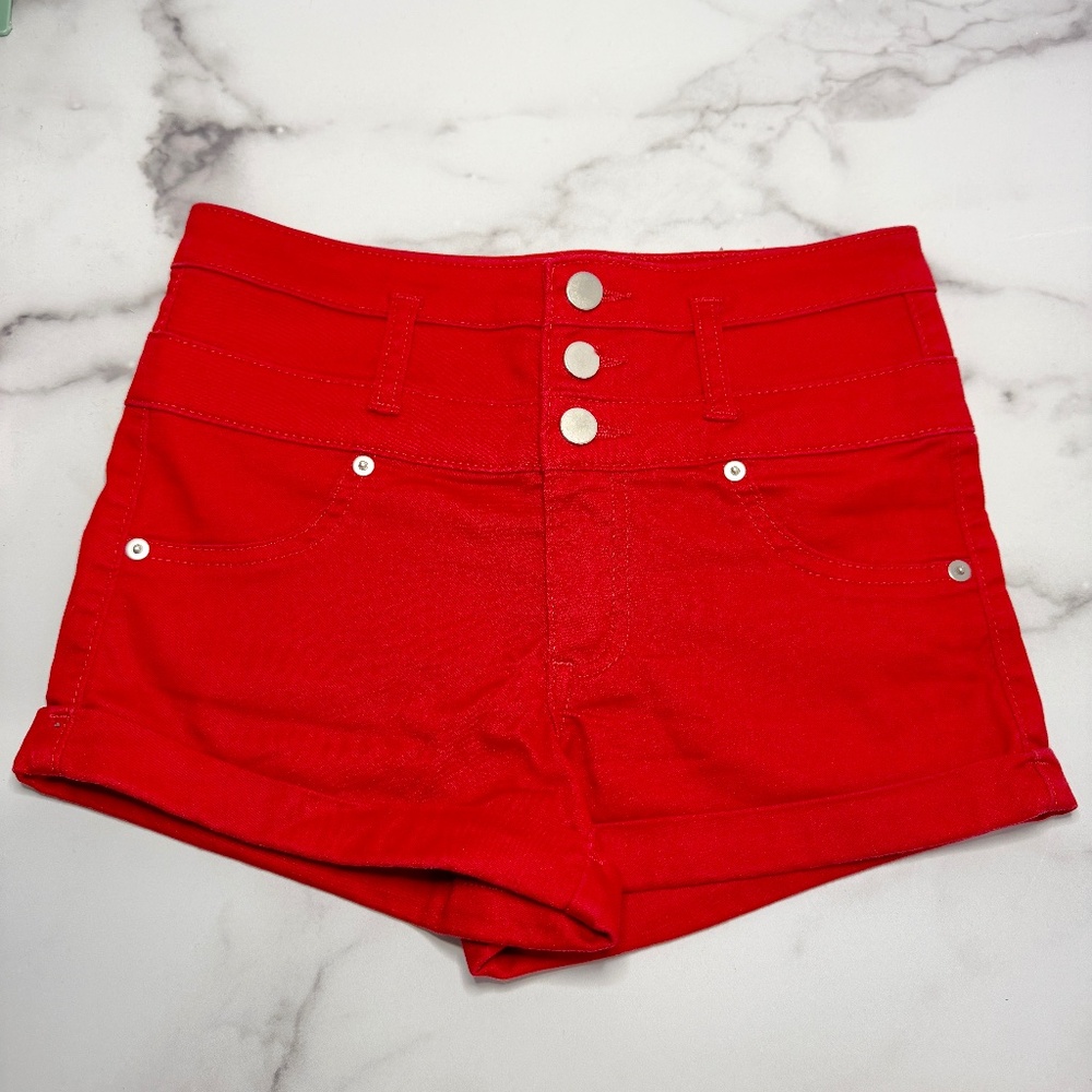 High Waist Sailor Shorts